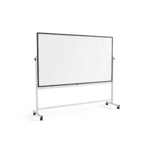 กระดานไวท์บอร์ด 2 หน้า แบบแม่เหล็ก มีล้อเลื่อน